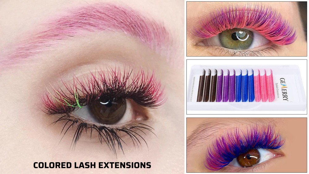 Dazzling Beauty: A Deep Dive into Colored Lash Extensions